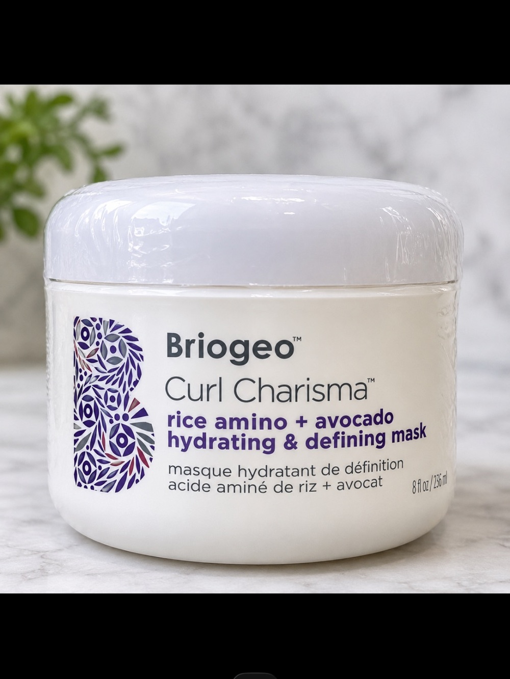 Briogeo Curl Charisma Rice Amino + Avocado Hydrating Defining Mask 8 oz